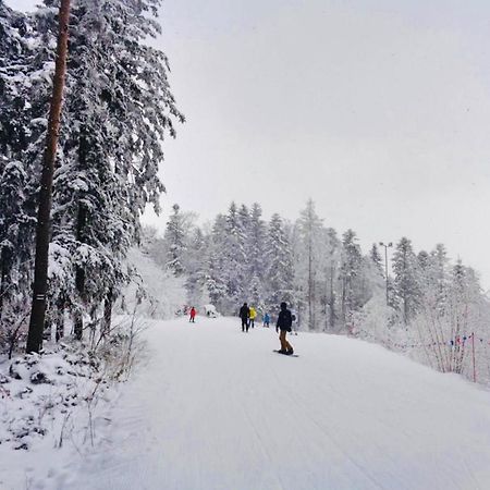 Domek W Gorach - Prywatne Jacuzzi, Sauna, Grota Solna - Panorama Chelm Ski&Spa Myslenice ภายนอก รูปภาพ